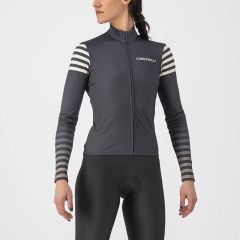 Termo ženski kolesarski dres Castelli Autunno LS-Ž_Castelli_Autunno_LS-red-dark-gray-chalk-XS