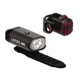 Set kolesarskih luči Lezyne Mini Drive 400/ Femto USB- Black/Gloss