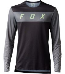 Moški kolesarska majica Fox Flexair Arcadia-M_Fox-FlexairLS-Blk-M