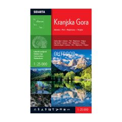 Zemljevid Sidarta Kranjska Gora 1:25000 - Izletniški zemljevid