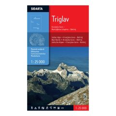 Zemljevid Sidarta Triglav 1:25.000 - Planinski zemljevid