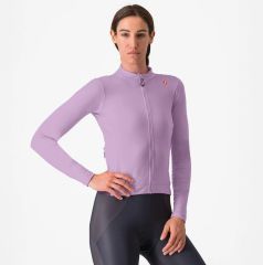 Ženski kolesarski dres Castelli Espresso Thermal-Ž_Castelli_Espresso_Thermal_purple Mist-S