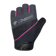 Ženske kolesarske rokavice Chiba Lady Gel Premium III-Black/Pink-XS