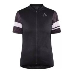 Ženski kolesarski dres Craft Core Endurance Logo Jersey-Ž_Craft_Core_Endurance_Logo_Jersey_Black_Slate-M