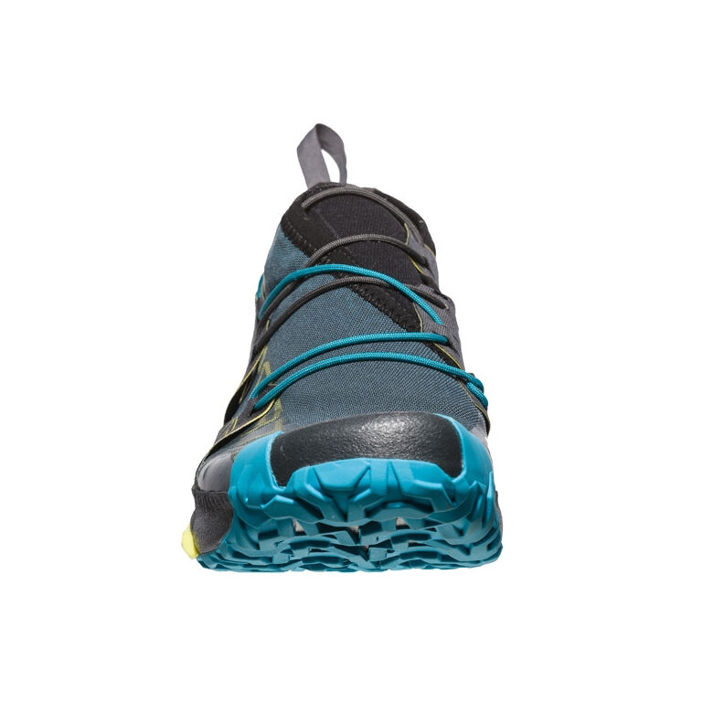 Tekaški čevlji LaSportiva Unika- carbon/tropic blue-spredaj