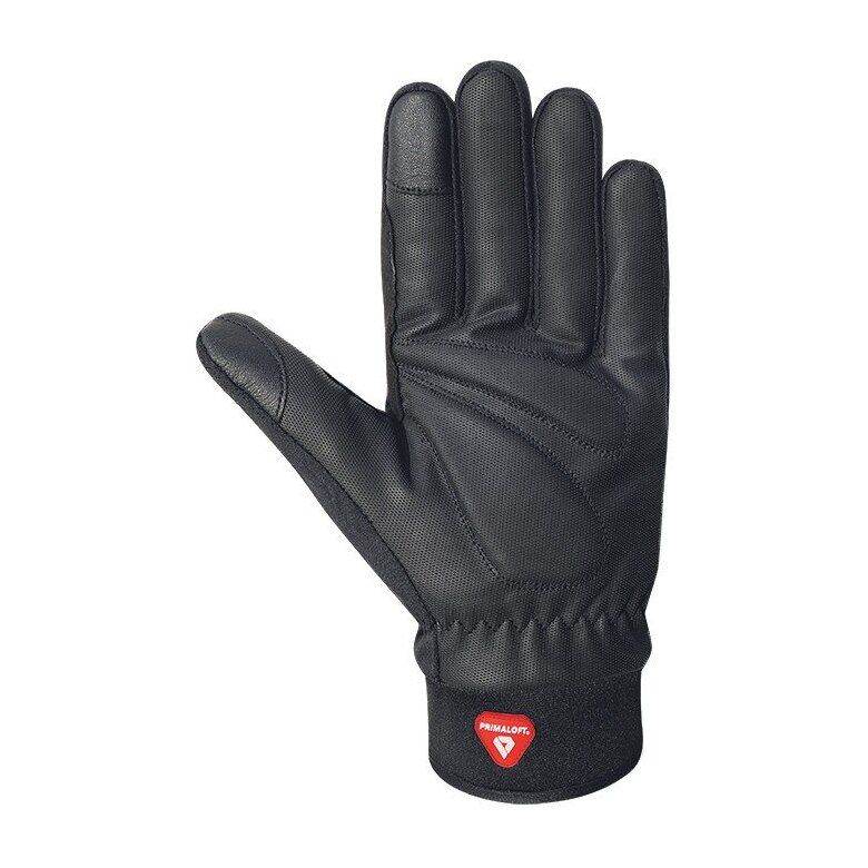 Long Cycling Gloves Chiba Rain Touch II - Black/Neon