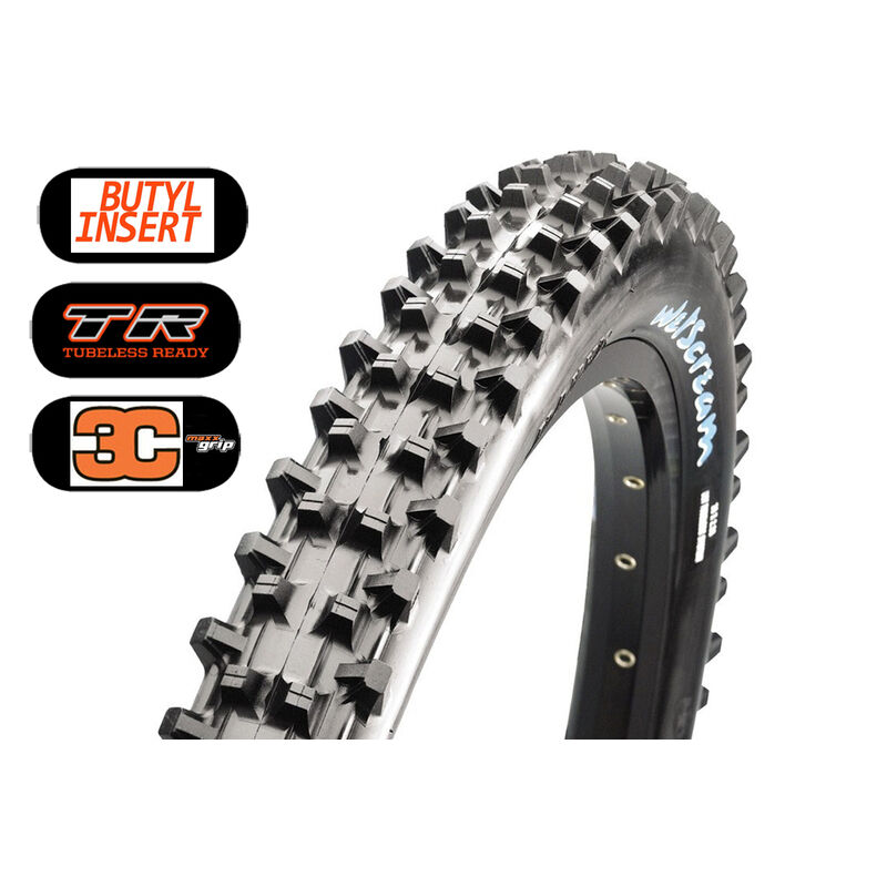 Gorski plašč Maxxis Wetscream 29x2.50 WT, FLD., TR, DH, 3C Maxx Grip