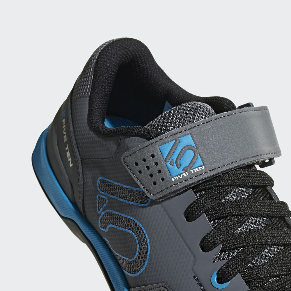 Women's MTB Cycling Shoes Five Ten Kestrel Lace - Grey/Shock Cyan/Black