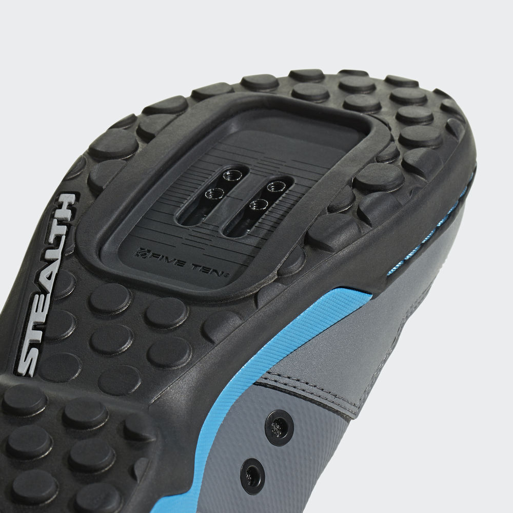 Women's MTB Cycling Shoes Five Ten Kestrel Lace - Grey/Shock Cyan/Black