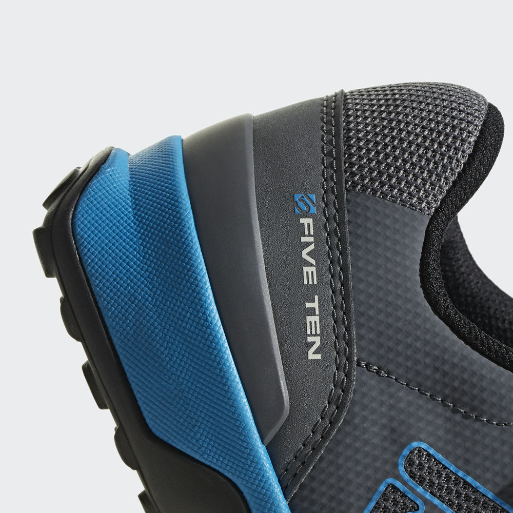 Women's MTB Cycling Shoes Five Ten Kestrel Lace - Grey/Shock Cyan/Black