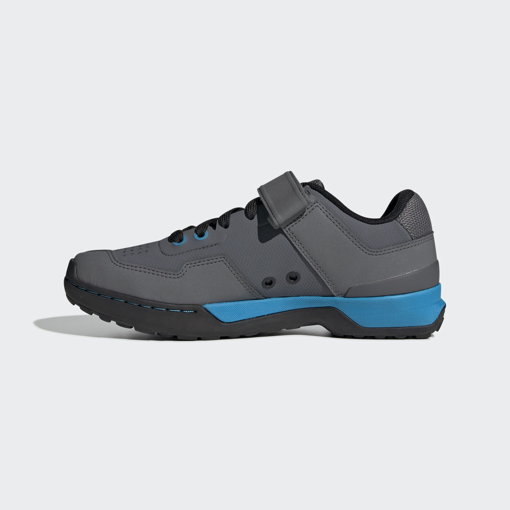 Women's MTB Cycling Shoes Five Ten Kestrel Lace - Grey/Shock Cyan/Black