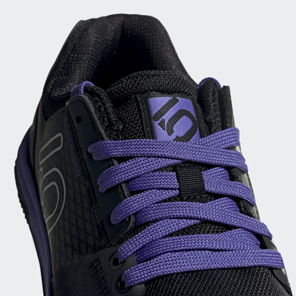 Women's MTB Cycling Shoes Five Ten Freerider Contact—black/carbon/purple