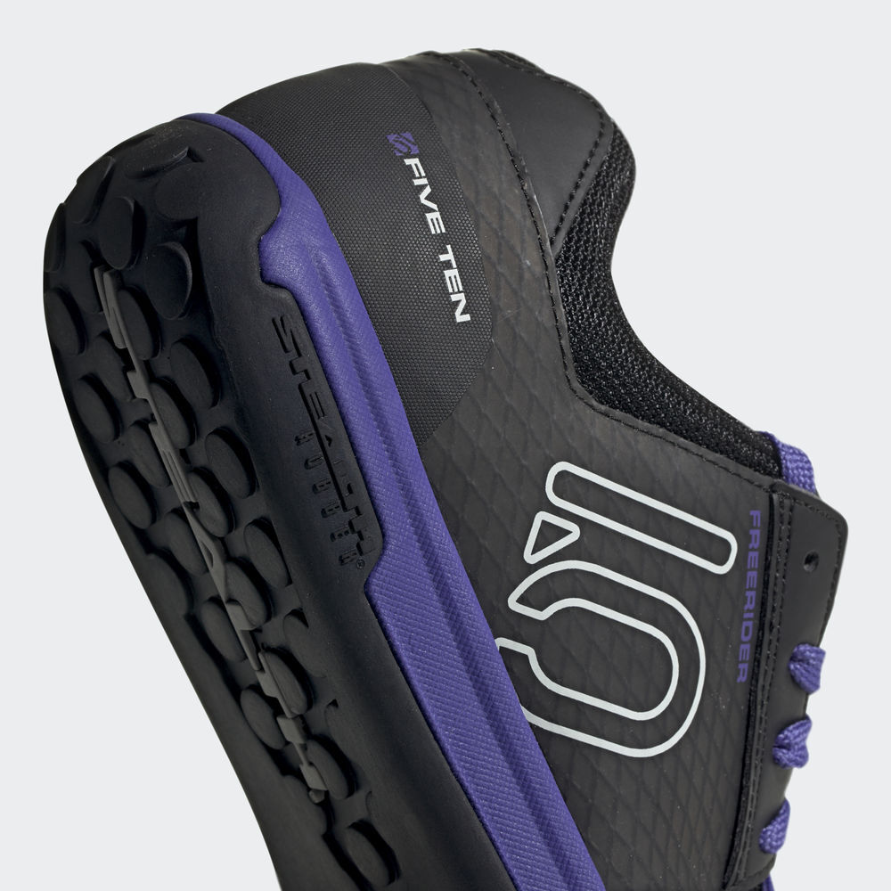 Women's MTB Cycling Shoes Five Ten Freerider Contact—black/carbon/purple
