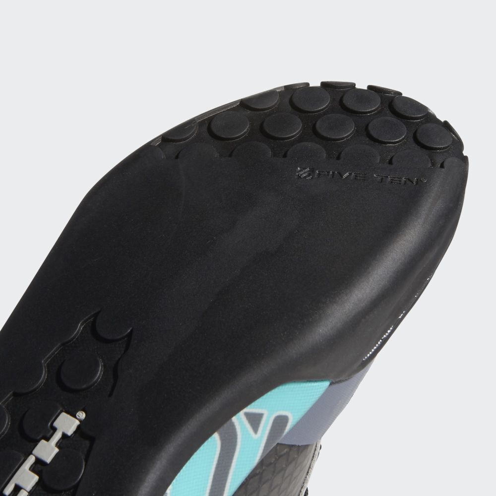 Women's MTB Cycling Shoes Five Ten Freerider Contact-onix/carbon/shock green