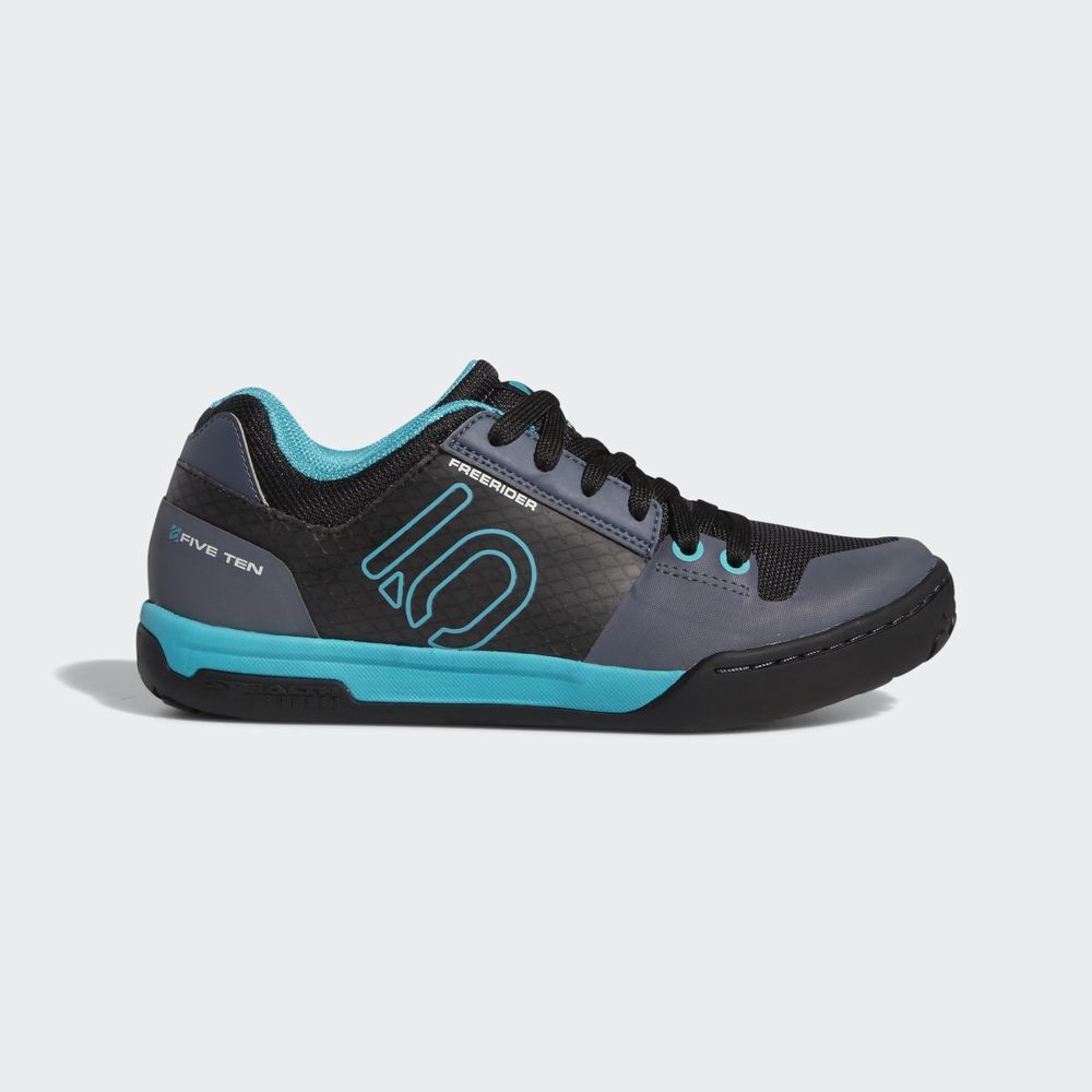 Ženski MTB Kolesarski čevlji Five Ten Freerider Contact-onix/carbon/shock green