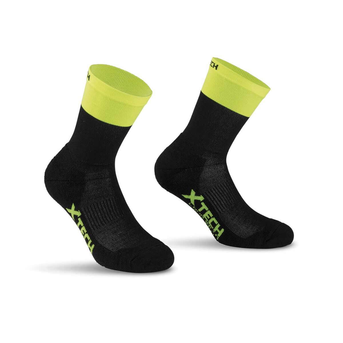 Kolesarske nogavice XTech XT121 - rumene