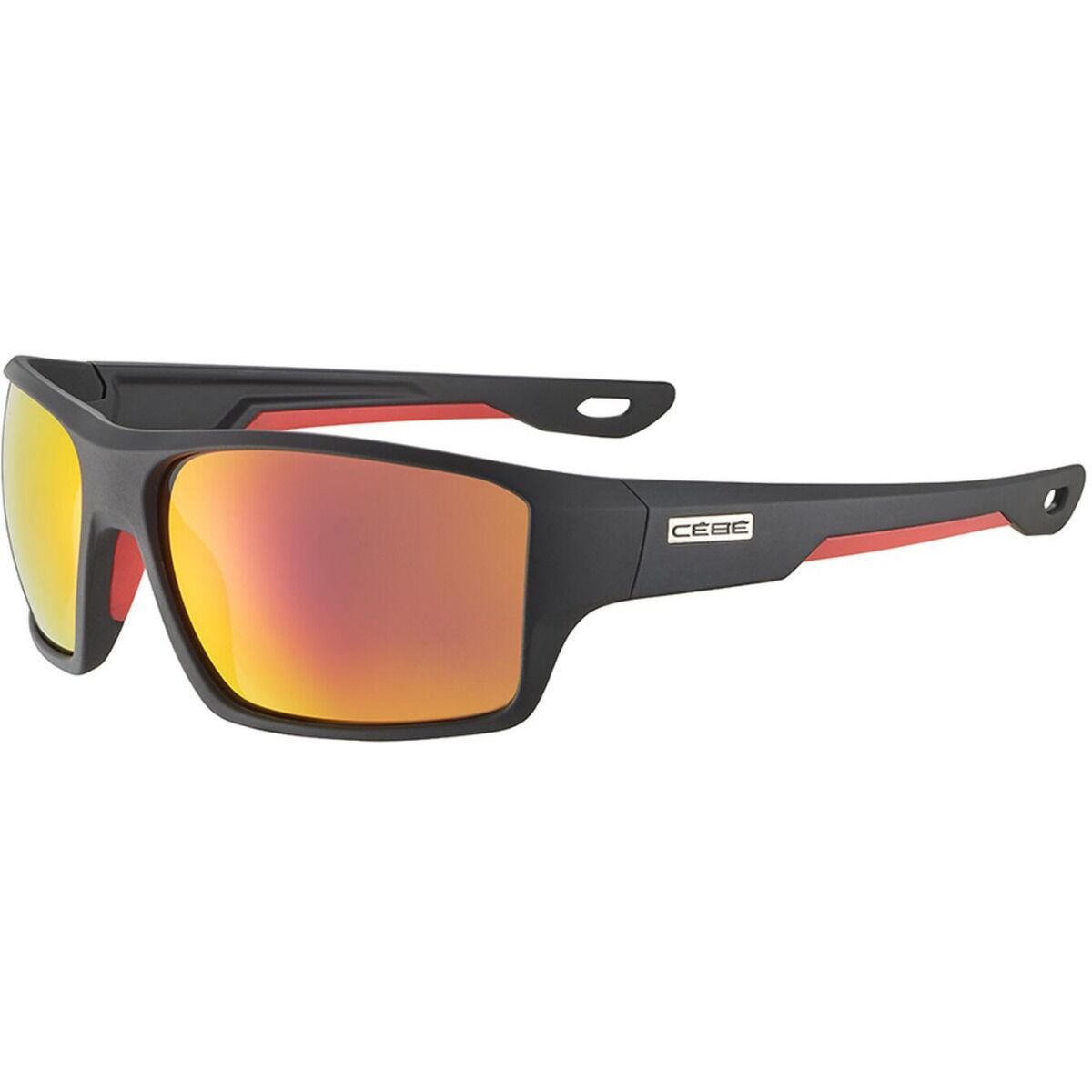 Cebe Strickland Sunglasses - Black Red Soft