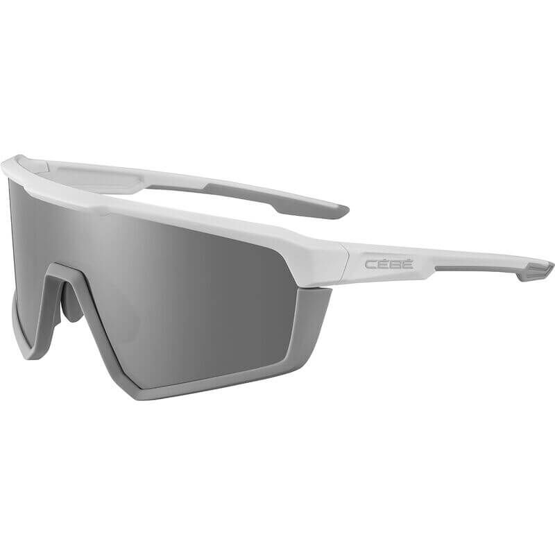 Cebe Asphalt Sunglasses - White Grey Matte