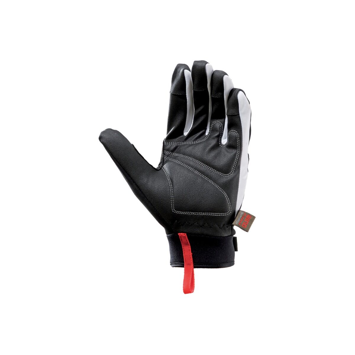 Long Cycling Gloves Chiba Tour Plus - Black/White