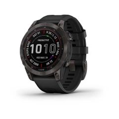 Športna ura Garmin Fenix 7 Sapphire Solar - Black/DLC Ti