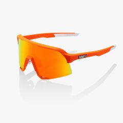 Kolesarska očala 100% S3 - Soft Tact Neon Orange / HiPER Red Multilayer Mirror Lens