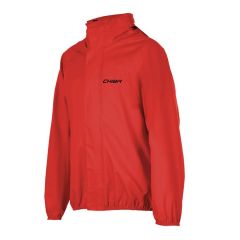 Otroški kolesarski anorak Chiba Kid Rain Red