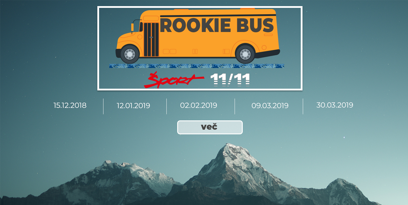 Vabljeni na Rookie bus