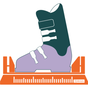 Measure ski boot